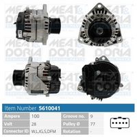 Generator / Alternator MEAT & DORIA, Cod: 5610041