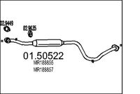 Mittelschalldämpfer