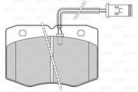 Bremsbelagsatz, Scheibenbremse
