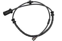 предупредителен контактен сензор, износване на накладките