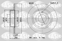 Disc frana SASIC, Cod: 9004267J