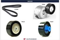 Set curea transmisie cu caneluri HUTCHINSON, Cod: KHV 225