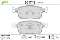 комплект спирачно феродо, дискови спирачки