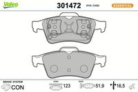 Bremsbelagsatz, Scheibenbremse