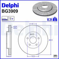 Disc frana DELPHI, Cod: BG3909