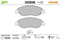 Bremsbelagsatz, Scheibenbremse