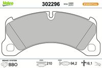 Bremsbelagsatz, Scheibenbremse