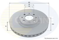 Disc frana COMLINE, Cod: ADC1814V