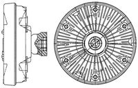 Thumbnail - Koppeling, radiateurventilator - CFC224000P - MAHLE
