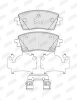 Bremsbelagsatz, Scheibenbremse