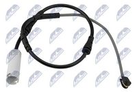 предупредителен контактен сензор, износване на накладките