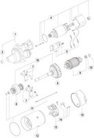 Thumbnail - Startmotor / starter - MS651 - MAHLE