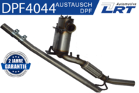 Ruß-/Partikelfilter, Abgasanlage