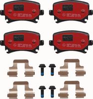 комплект спирачно феродо, дискови спирачки