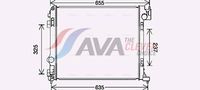 Радиатор, охлаждане на двигателя DN2444 AVA Clever Choice