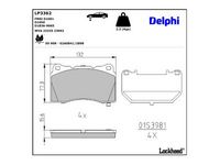 комплект спирачно феродо, дискови спирачки