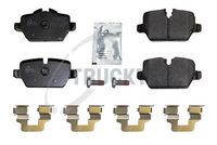 комплект спирачно феродо, дискови спирачки