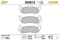 Bremsbelagsatz, Scheibenbremse