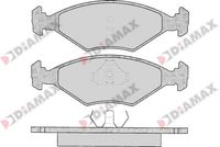 Комплект спирачно феродо, дискови спирачки N09630 DIAMAX