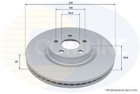 Disc frana COMLINE, Cod: ADC5088V