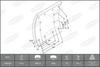 BERAL Remvoeringsset, trommelrem 1