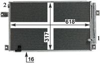 Thumbnail - Condensor, airconditioning - AC828000P - MAHLE