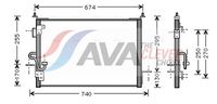 Condensator / Radiator aer conditionat AVA Clever Choice, Cod: AU5143