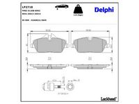 комплект спирачно феродо, дискови спирачки