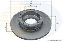 Disc frana COMLINE, Cod: ADC3038