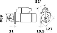 Thumbnail - Startmotor / starter - MS446 - MAHLE