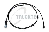 предупредителен контактен сензор, износване на накладките