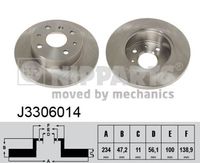 Disc frana NIPPARTS, Cod: J3306014