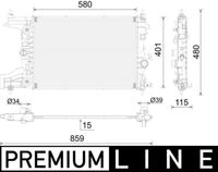 Thumbnail - Radiateur - CR2122000P - MAHLE