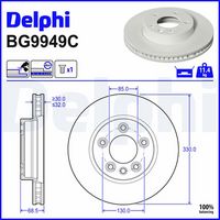 Disc frana DELPHI, Cod: BG9949C