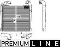 Thumbnail - Intercooler, inlaatluchtkoeler - CI143000P - MAHLE