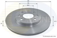 Disc frana COMLINE, Cod: ADC1052V