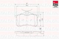 комплект спирачно феродо, дискови спирачки
