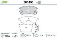 комплект спирачно феродо, дискови спирачки