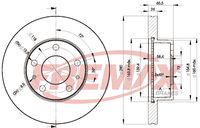 Bremžu diski BD-4681 FREMAX