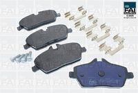 комплект спирачно феродо, дискови спирачки