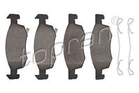 комплект спирачно феродо, дискови спирачки