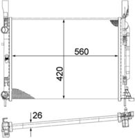 Thumbnail - Radiateur - CR1156000P - MAHLE