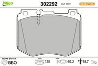 Bremsbelagsatz, Scheibenbremse
