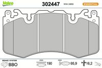 Bremsbelagsatz, Scheibenbremse
