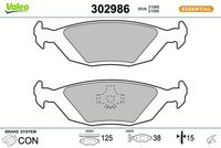 комплект спирачно феродо, дискови спирачки