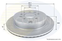 Спирачен диск ADC0458V COMLINE