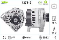Generator / Alternator VALEO, Cod: 437119