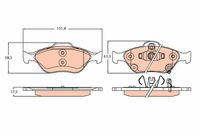 Bremsbelagsatz, Scheibenbremse