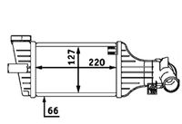 Thumbnail - Intercooler, inlaatluchtkoeler - CI71000P - MAHLE