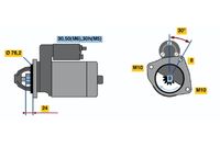 BOSCH Startmotor / Starter 5